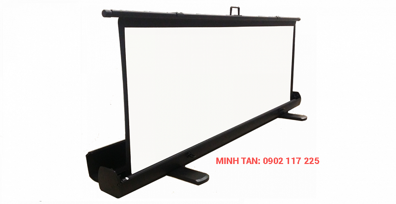 MÀN CHIẾU ĐỂ SÀN KÉO TAY 110 INCH  - TỈ LỆ 16:9