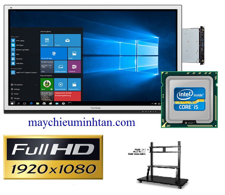 Màn hình tương tác VIEWSONIC. Tích hợp PC