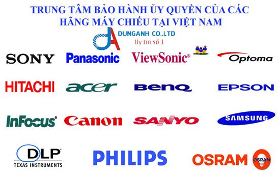 sửa chữa các dòng máy chiếu nổi tiếng